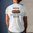 Racecar Spelled Backwards Is Racecar Men's T-shirt Back Print Funny Gifts