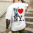 I Really Heart Love New York Ny Nyc Love New York Love Ny Men's T-shirt Back Print Gifts for Him