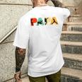 Retro Parkour Papa Lustigerintage Papa Parkour T-Shirt mit Rückendruck Geschenke für Ihn