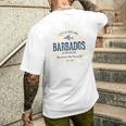 Retro Style Vintage Barbados T-Shirt mit Rückendruck Geschenke für Ihn