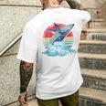 Retro Whale T-Shirt mit Rückendruck Geschenke für Ihn