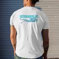 Scuba Diving Diver Dive V2 Mens Back Print T-shirt Gifts for Him