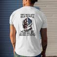 Senior Citizens Old Age Joke Don't Mess With Old People Being Stupid Mens Back Print T-shirt Gifts for Him