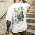 Sequoia Kings Canyon National Parks Men's T-shirt Back Print Gifts for Him