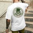 Shamrock And Roll Rock And Roll Saint Patrick's Day Skull Men's T-shirt Back Print Gifts for Him