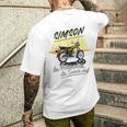 Simson Im Osten Geht Die Sonne Auf Gray T-Shirt mit Rückendruck Geschenke für Ihn