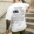 In Society Gezwung Gamer T-Shirt mit Rückendruck Geschenke für Ihn