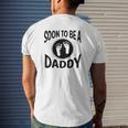 Soon To Be A Daddy New Father Mens Back Print T-shirt Gifts for Him