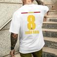 Spain Sauf Jersey Juan Son Saufnamen T-Shirt mit Rückendruck Geschenke für Ihn