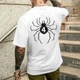 Spider No4 Für Echte Japanische Manga Fans Best Shonen Anime T-Shirt mit Rückendruck Geschenke für Ihn