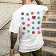 Spotty Dots Spots & Heart Yellow Men Women Children Spot Men's T-shirt Back Print Funny Gifts
