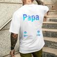 Stiefpapa Outfit Stiefvater Bonus Papa Spruch T-Shirt mit Rückendruck Geschenke für Ihn