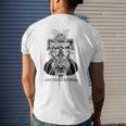 T-shirt imprimé au dos The Rocker Ailes & Couronne, Style Rock & Moto Cadeaux pour lui