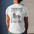 Thinking About The Roman Empire Rome Meme Dad Joke Men's T-shirt Back Print Gifts for Him