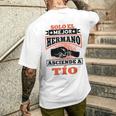 Tío En Prácticas Divertida Futuro Tío Anuncio Embarazadas Camiseta Hombre Estampado Espalda Regalos para él