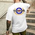 Torcida Split 1950 Proud Croatian Ultra Hrvatska Flag T-Shirt mit Rückendruck Geschenke für Ihn