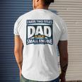 I Have Two Titles Dad And Small Engine Repair Guy Mens Back Print T-shirt Gifts for Him