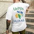 Urpils Ultras Stadion Bier Saarland T-Shirt mit Rückendruck Geschenke für Ihn