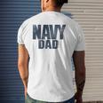 US Navy Dad Mens Back Print T-shirt Gifts for Him