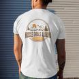 Vintage Muscle Shoals Alabama Mountain Hiking Souvenir Print Mens Back Print T-shirt Gifts for Him