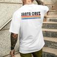 Vintage Retro 70S 80S Santa Cruz Ca T-Shirt mit Rückendruck Geschenke für Ihn