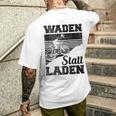Waden Statt Laden Road Bike Cycling T-Shirt mit Rückendruck Geschenke für Ihn