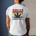 Worlds Dopest Dad Mens Back Print T-shirt Gifts for Him