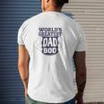 World's Greatest Dad Bod Father's Day Mens Back Print T-shirt Gifts for Him