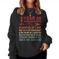 1 Year As Husband & Wife 1St Anniversary For Couple Women Sweatshirt