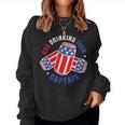 4Th Of July Beer Can Flag Usa Drinking Team Women Sweatshirt