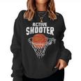 Active Shooter Basketball Lovers Basketball Player Women Sweatshirt