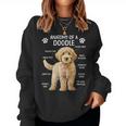 Anatomy Of A Doodle Dog Doodle Owner Goldendoodle Mom Women Sweatshirt