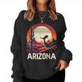 Arizona Roadrunner State Of Arizona Cactus Women Sweatshirt