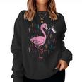Asexual Flag Flamingo Lgbt Ace Pride Stuff Animal Women Sweatshirt