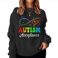 Autism Awareness Acceptance Infinity Symbol Kid Women Sweatshirt