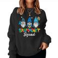 Autism Support Squad Gnomes Awareness Matching Kid Women Sweatshirt