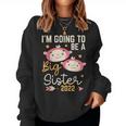 Become Big Sister 2022 Monkey Women Sweatshirt