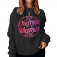 Beste Ehefrau Und Mama Der Welt Sweatshirt Frauen