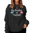 Big Brother Of Boy And Girl Twins Sibling Graphic Women Sweatshirt