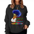 Black Afro American Autism Awareness Mom Rainbow For Women Women Sweatshirt