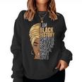 I Am Black History Powerful Girls Black History Month Women Sweatshirt