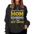 Blessed To Be Called Mom And Grandma Sunflower Women Sweatshirt