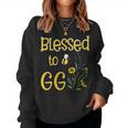 Blessed To Be Gg Gigi Bee Flowers Great Grandmother Women Sweatshirt