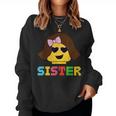 Building Bricks Blocks Sister Master Builder Family Matching Women Sweatshirt