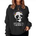 Can't Hear You I'm Listening To K-Pop Panda Gay Pride Ally Women Sweatshirt