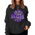 Cheer Mom In Her Purple Era Best Cheerleading Mother Women Sweatshirt