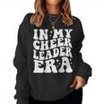 In My Cheerleader Era Groovy Football Cheer Leader Mom Coach Women Sweatshirt