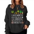 Chicken Lover Gardening For Women Gardener Women Sweatshirt