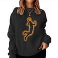 Cute Basketball Player Print Girls Basketball Women Sweatshirt