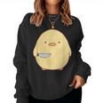 Cute Kawaii Stabby Duck With Knife Women Sweatshirt